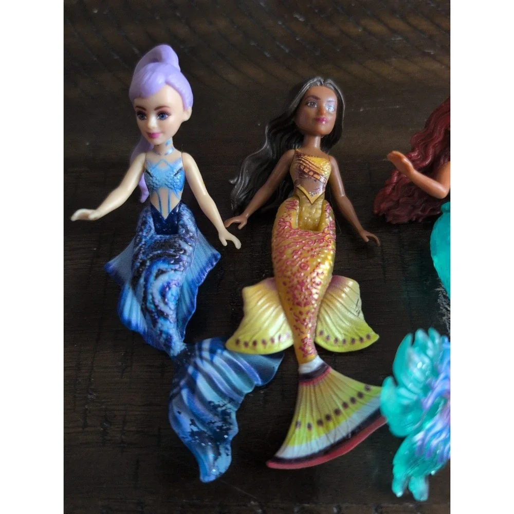 Mattel Disney Princess Ariel & Her Sisters Live Action Movie Dolls Mermaids